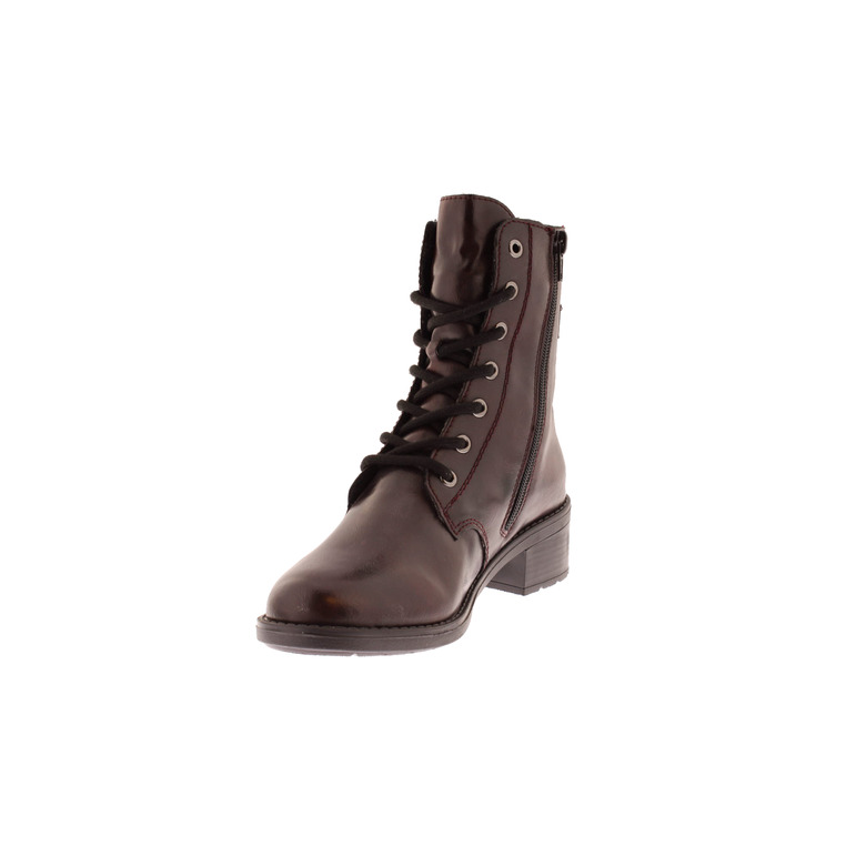 Rieker enkellaarsjes bordeaux 3
