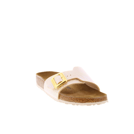 Birkenstock slippers ecru