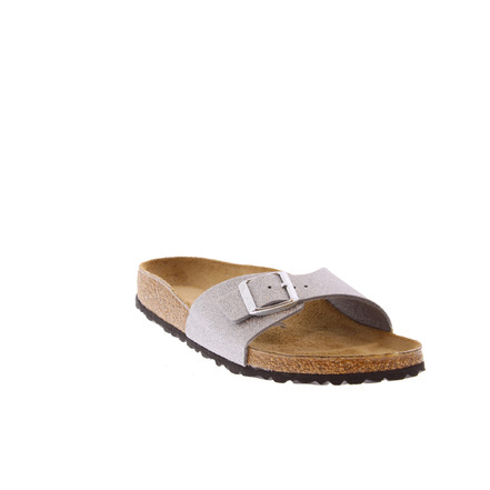 Birkenstock slippers zilver