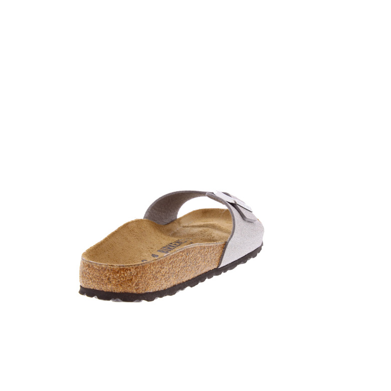 Birkenstock slippers zilver 4