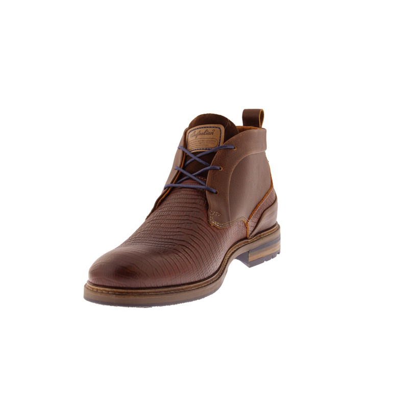 Australian hoge schoenen cognac 3