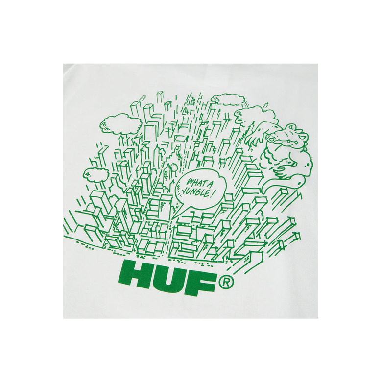 Huf t-shirt wit 3