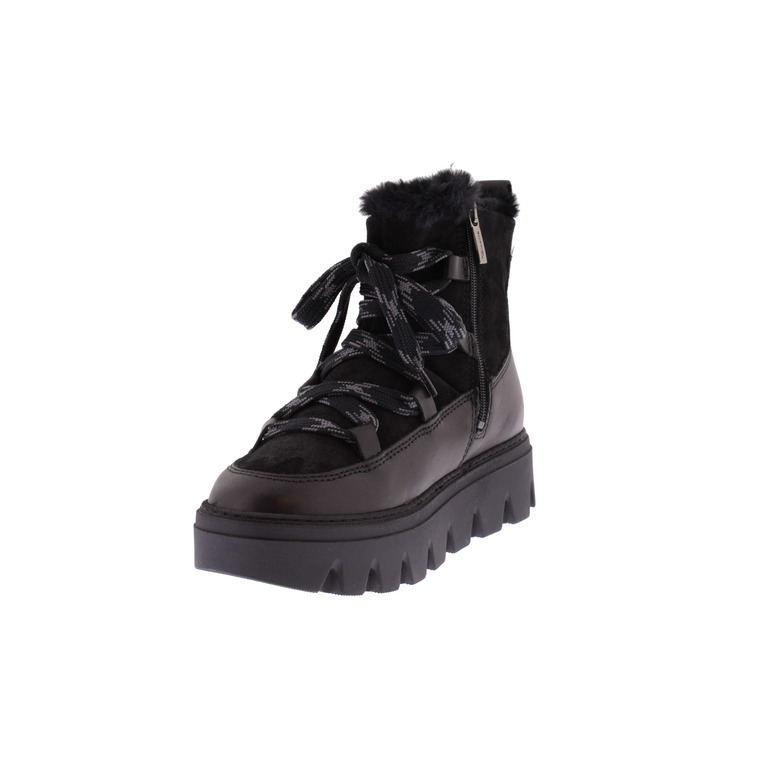 Tamaris veterboots zwart 3