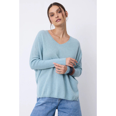 Notshy pullover blau
