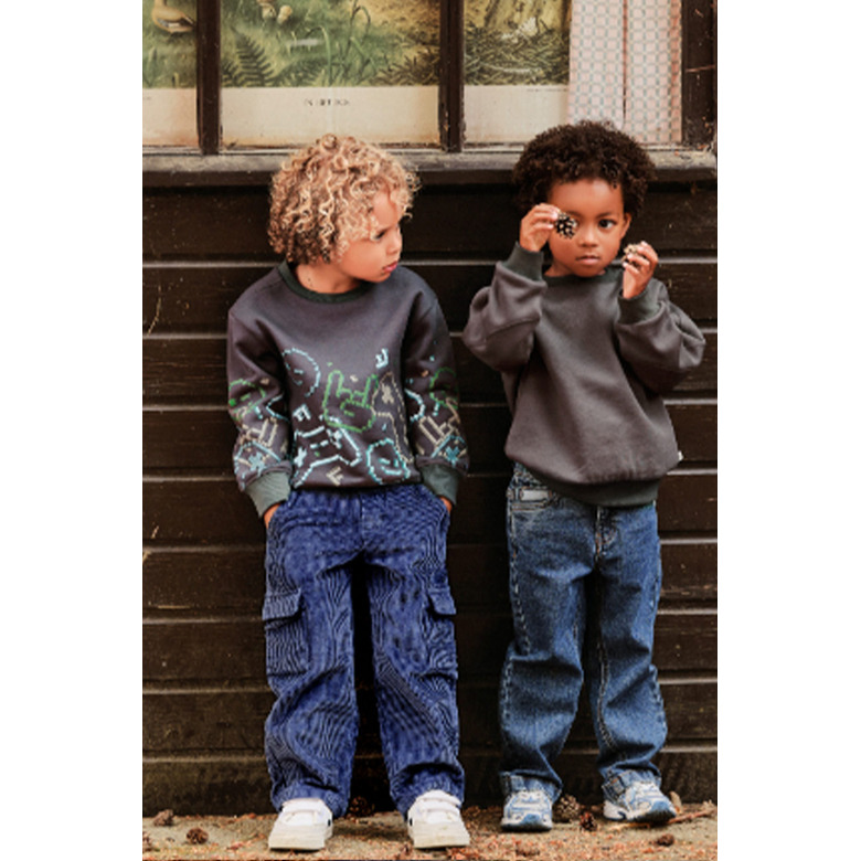 Someone Kids sweater grijs 3