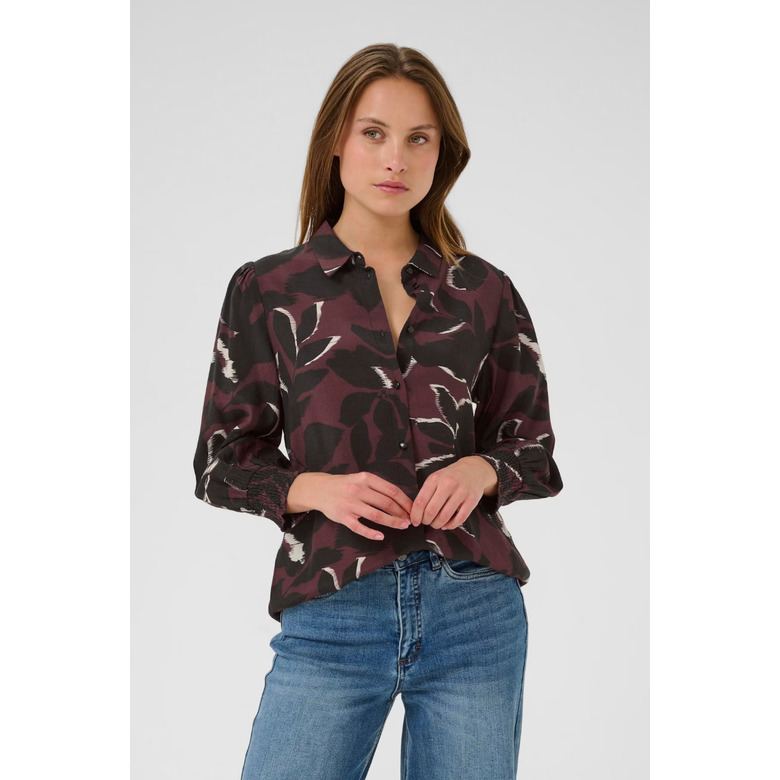 Kaffe blouse bordeaux 2