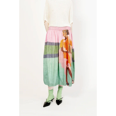 Talking Walls skirt multicolor