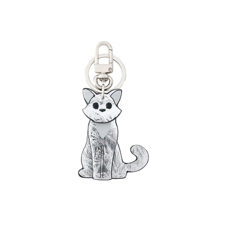 Seidenfelt bag charm silver