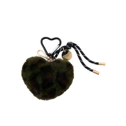 Seidenfelt bag charm green