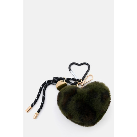 Seidenfelt bag charm green