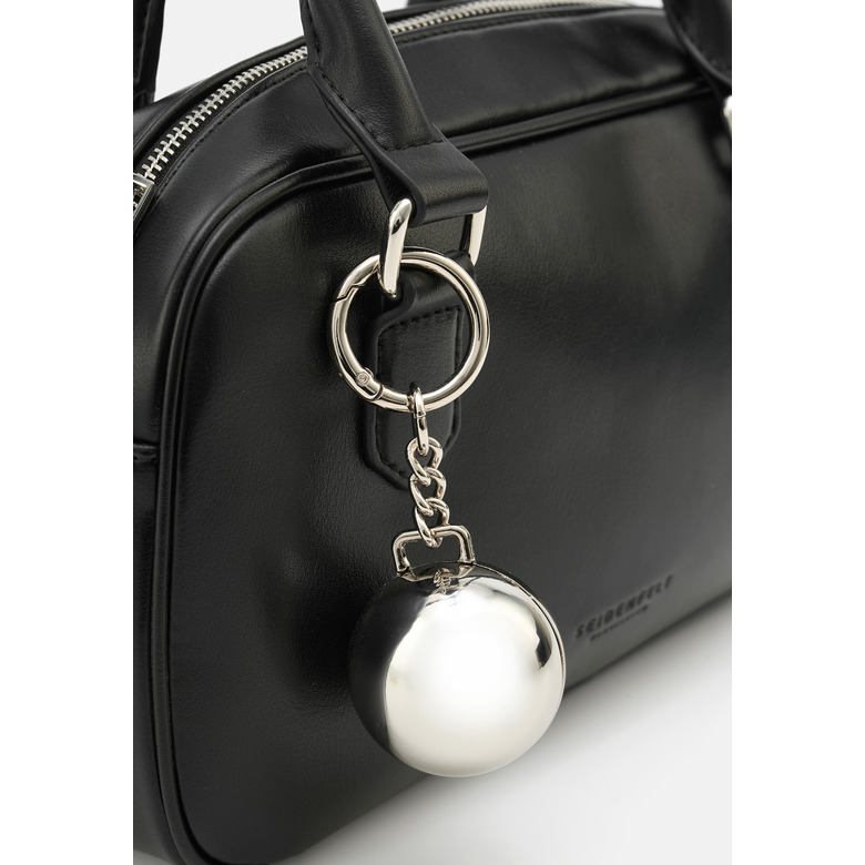 Seidenfelt handtasche schwarz 3