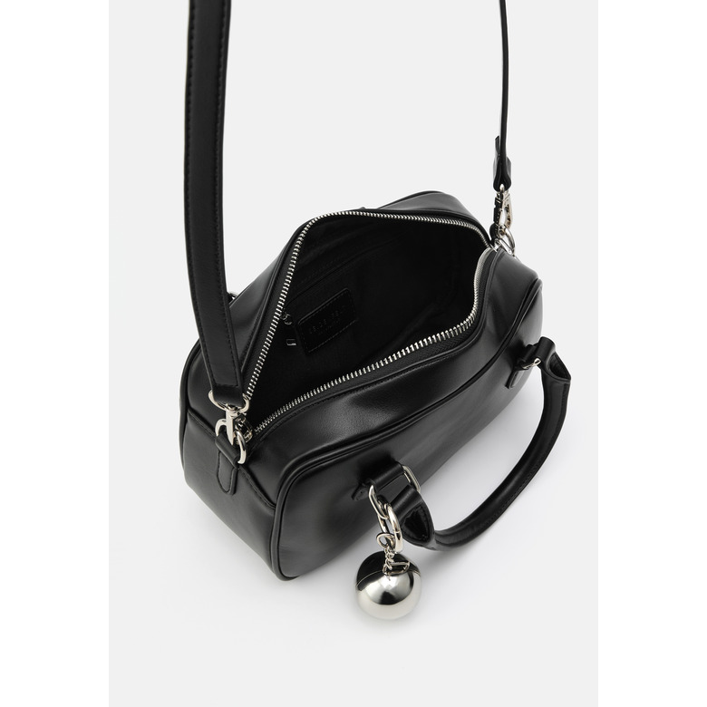 Seidenfelt handtasche schwarz 4