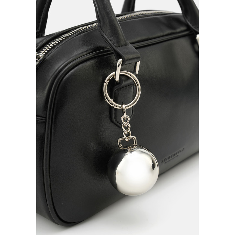 Seidenfelt handtasche schwarz 3