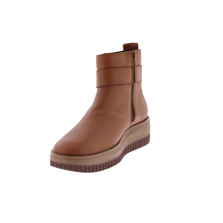 Mephisto enkellaarsjes cognac 3