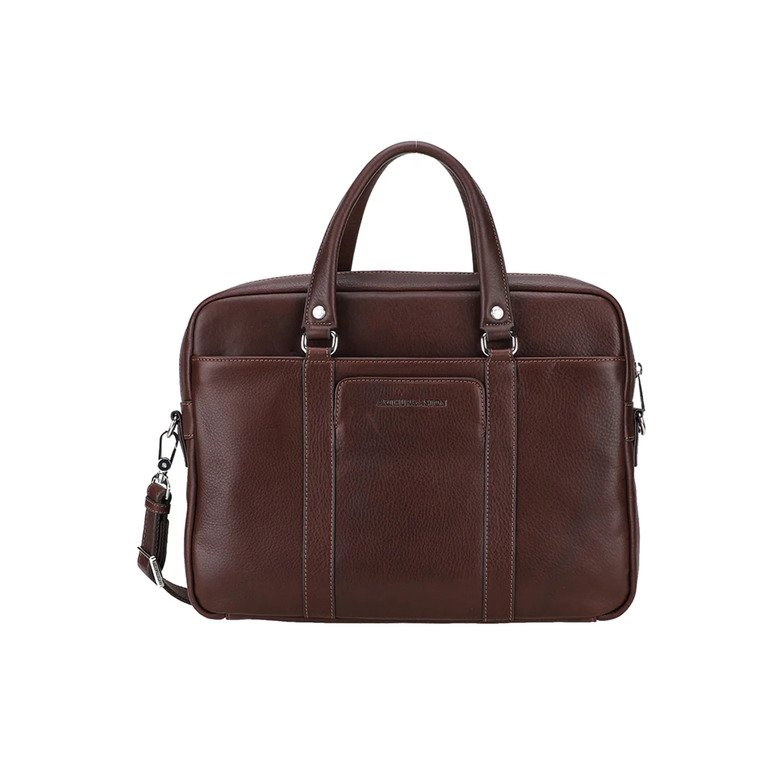 Arthur & Aston briefcase brown 1