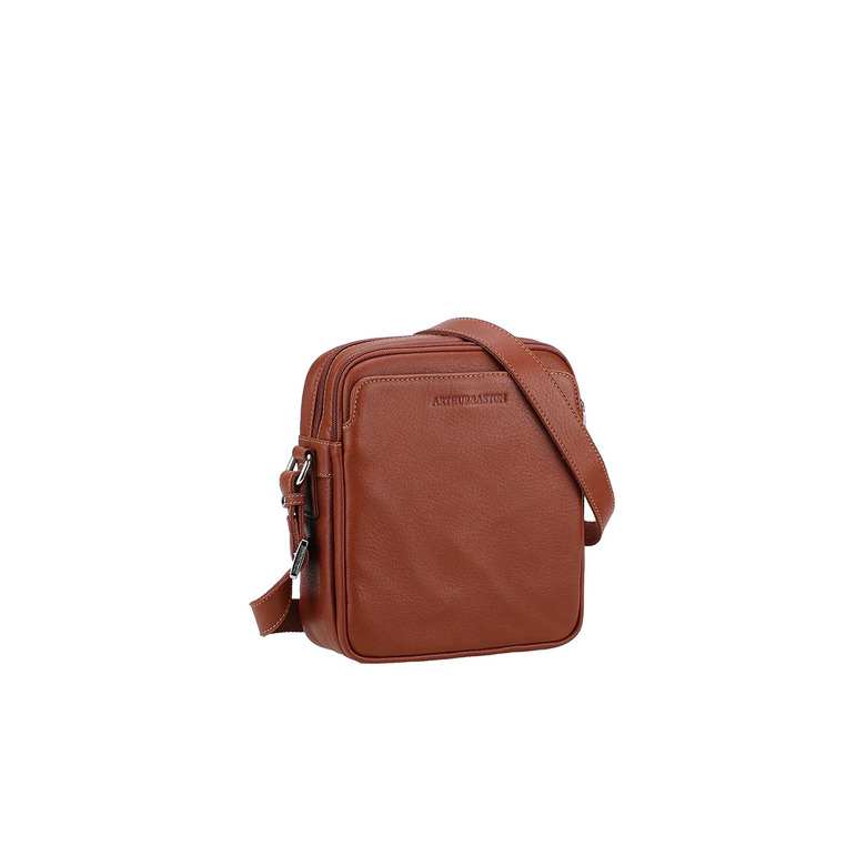 Arthur & Aston crossbody cognac 2