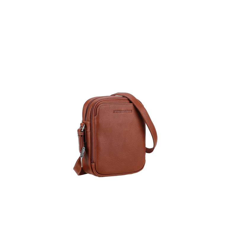 Arthur & Aston crossbody cognac 2