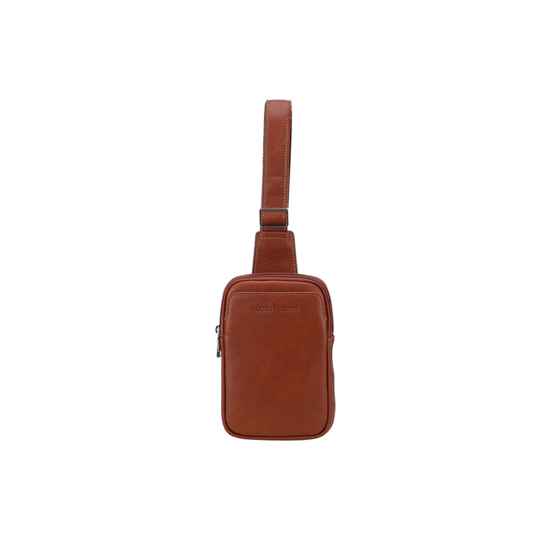 Arthur & Aston crossbody cognac 1