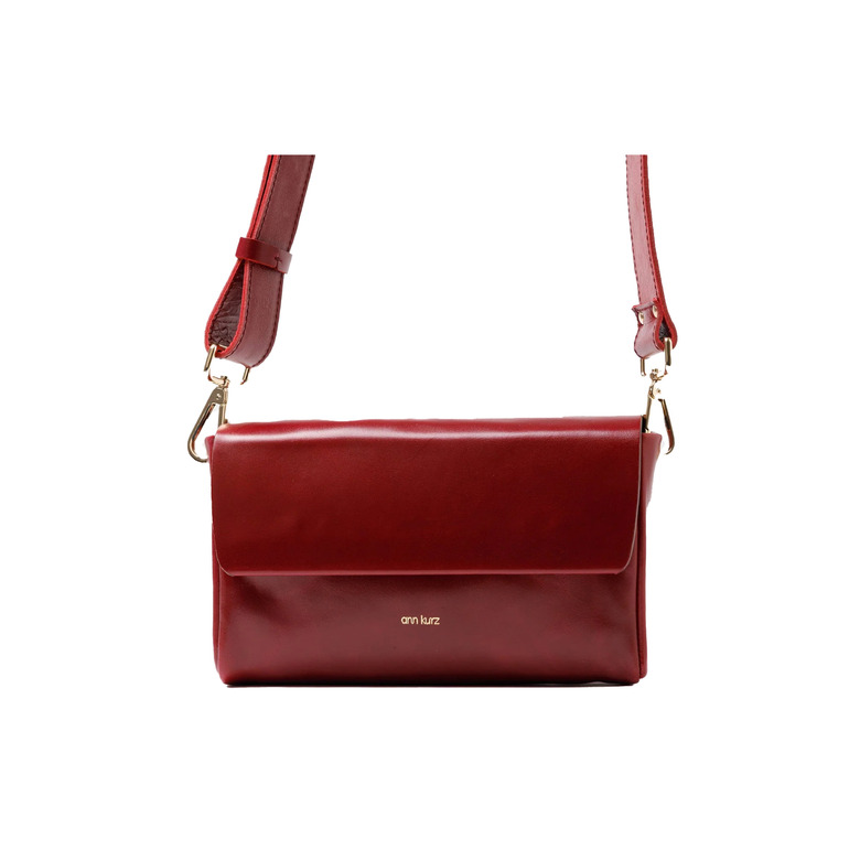 Ann Kurz crossbody bordeaux 1