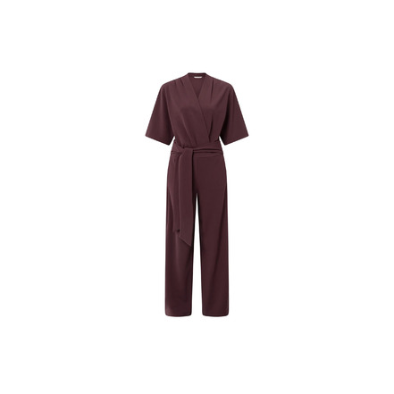 Yaya jumpsuit bordeaux