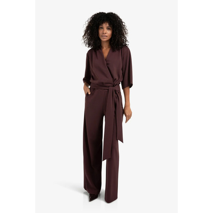 Yaya jumpsuit bordeaux