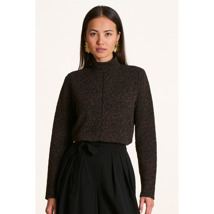 La Fee Maraboutee blouse dierenprint