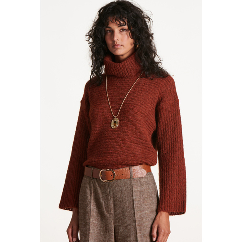 La Fee Maraboutee sweater bordeaux 2