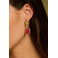Les Cordes boucles d'oreilles rose 2