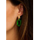 Les Cordes boucles d'oreilles vert 2