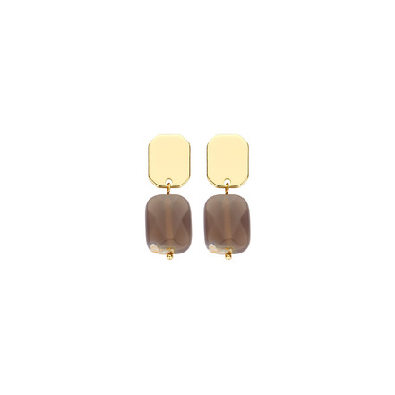 Les Cordes earrings grey