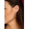 Les Cordes boucles d'oreilles vert 2