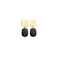 Les Cordes boucles d'oreilles noir