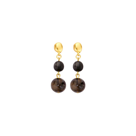 Les Cordes earrings black