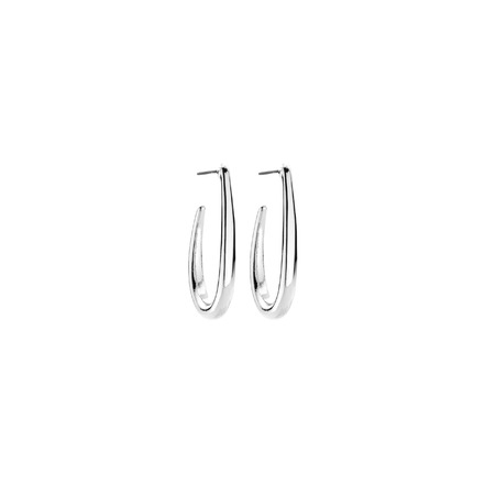 Les Cordes boucles d'oreilles argent