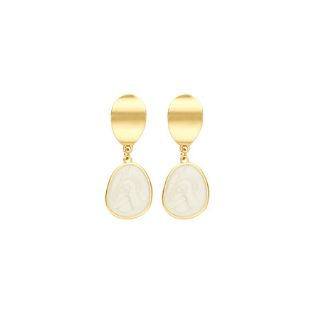 Les Cordes boucles d'oreilles or