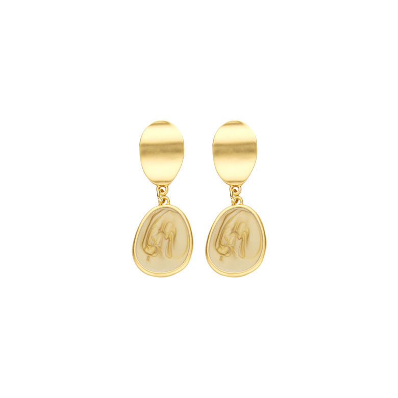 Les Cordes boucles d'oreilles or 1