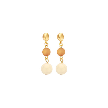 Les Cordes earrings ecru