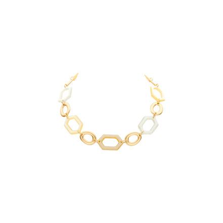 Les Cordes necklace ecru