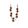 Les Cordes collier brun 1