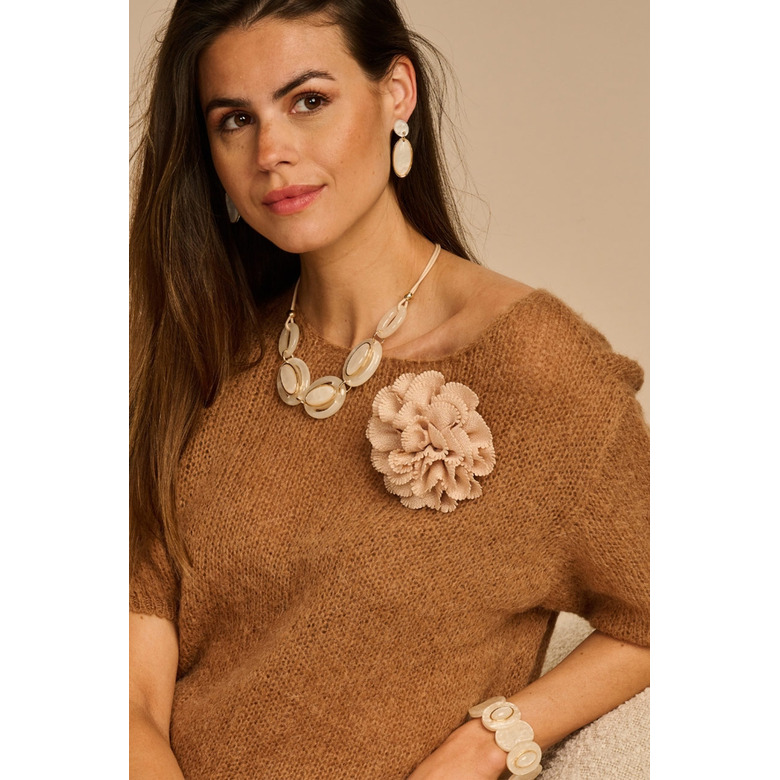 Les Cordes broche beige 2