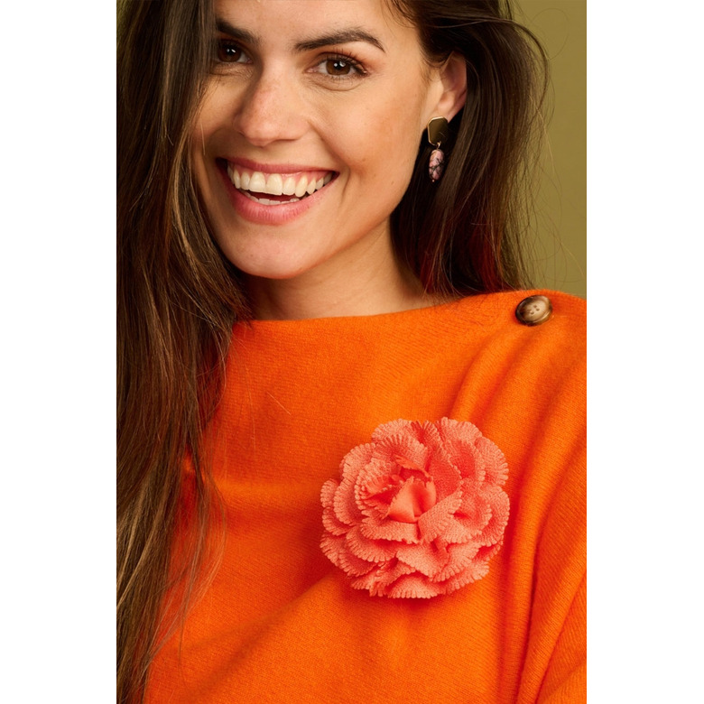 Les Cordes broche orange 2