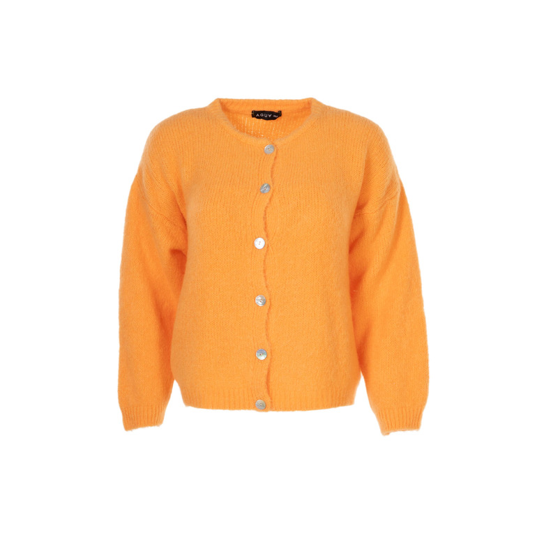 Agua cardigan oranje 1