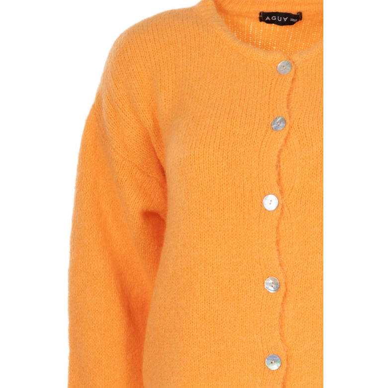 Agua cardigan oranje 2