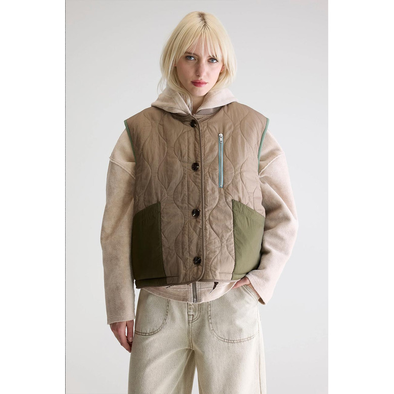 Bellerose vest beige 2