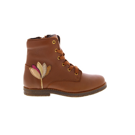 Little David high shoes cognac