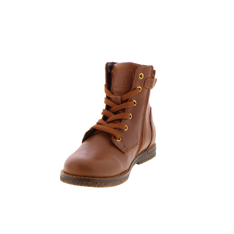 Little David high shoes cognac 3