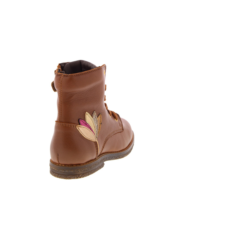 Little David high shoes cognac 4