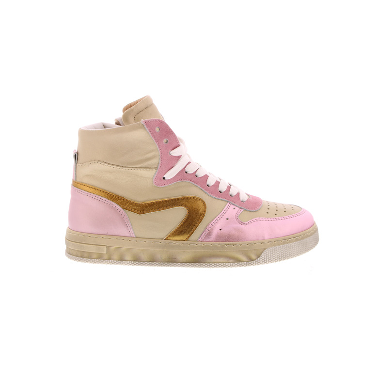 Hip high shoes ecru 1