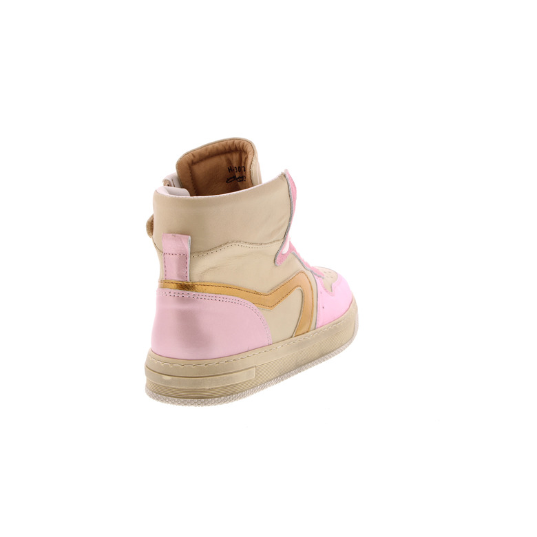 Hip high shoes ecru 4