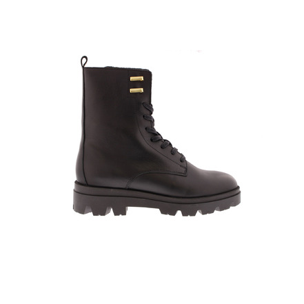 Hip high shoes black